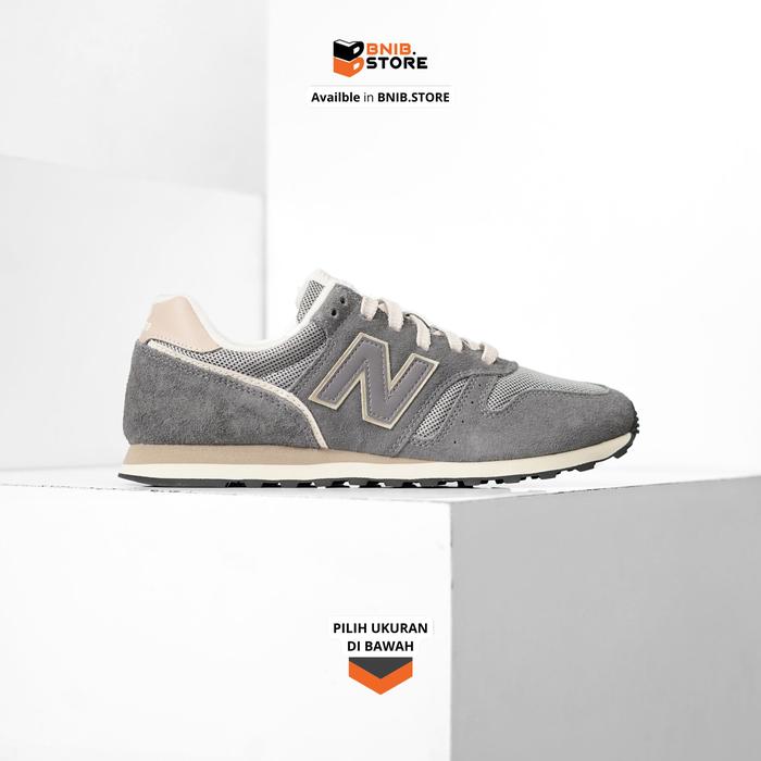 Sepatu Pria NB 373 Mid Grey Original