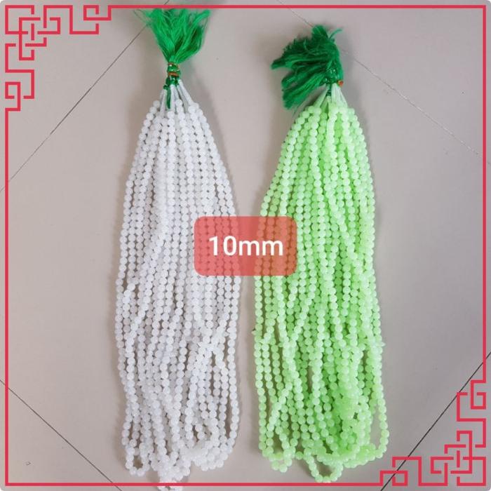 L14 Tasbih 99 BESAR 10mm Terlihat Dalam Gelap Lusinan 12pcs Grosir