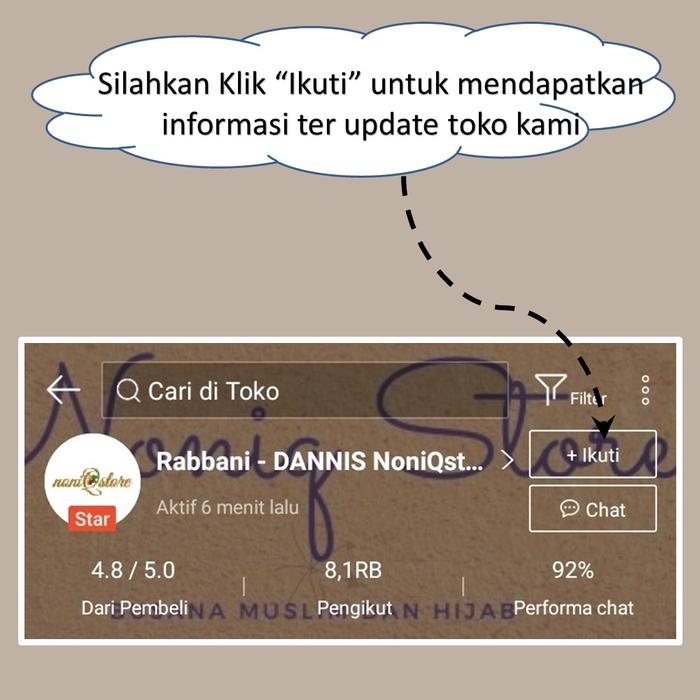 L14 Kerudung Rabbani Asli Sekolah An Innova Lx Jilbab Polos Ori Rabani