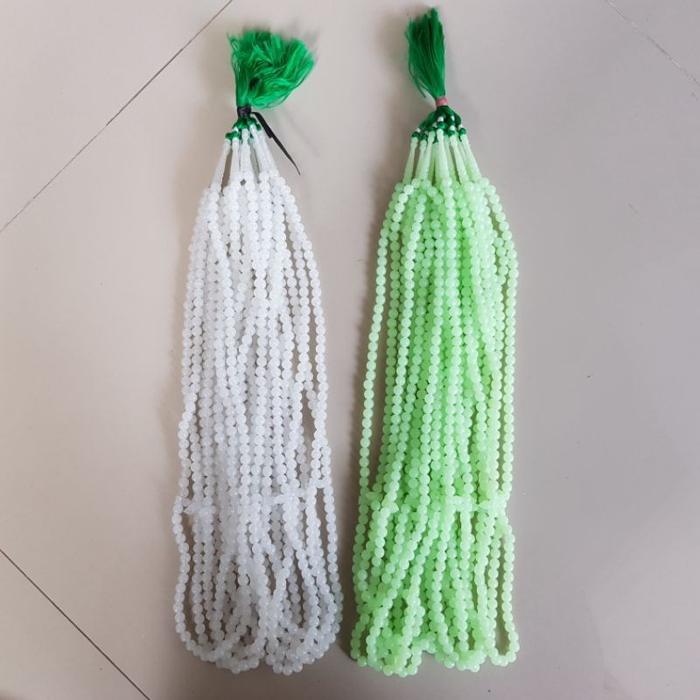 L14 Tasbih Fosfor 99 SEDANG 8mm Terlihat Dalam Gelap Per Lusin Grosir