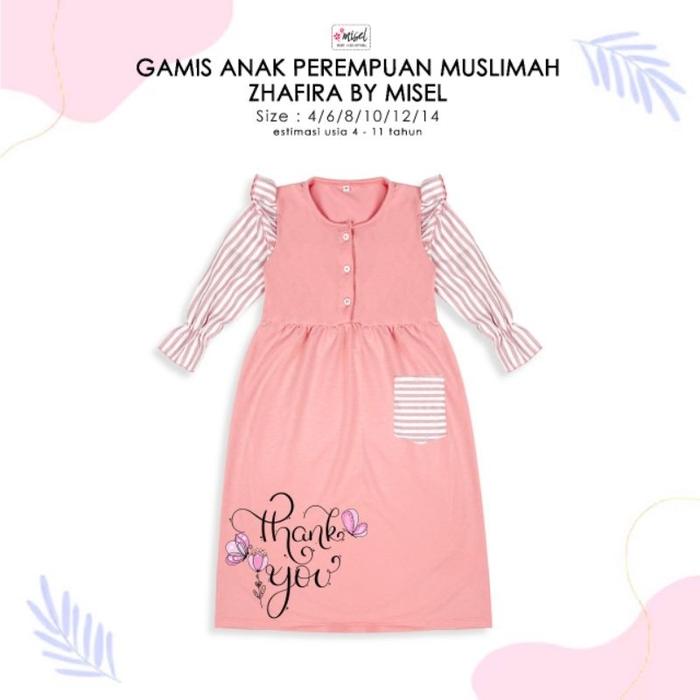 L14 ZHAFIRA GAMIS ANAK 3-11TH MISEL KOREAN STYLE / GAMIS ANAK
