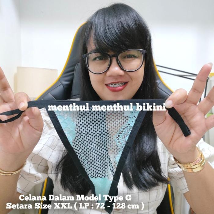 Ready - Jumbo Big Size XXL Celana Dalam Wanita Model G string Gstring