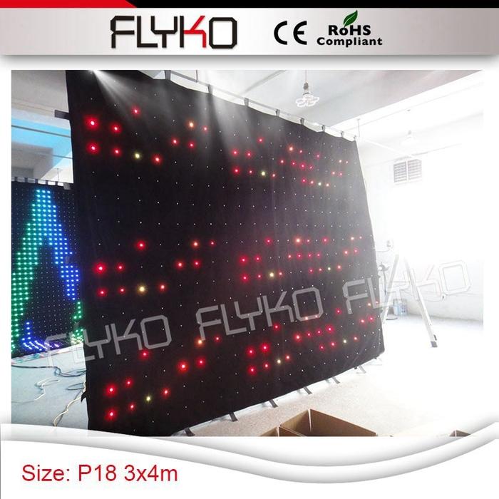 Live Show Equipment For 3X4M P18Cm Dj Booth Table Video Dj Led