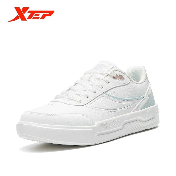 Xtep Women Skateboarding Shoes Summer New White Classic Sports