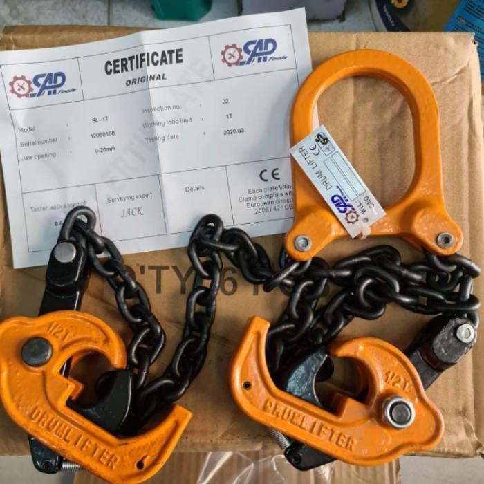 Rz! Rantai Pengangkut Tong Drum Lifter Pengangkut Drum