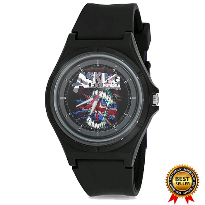 Jam Tangan ASKING ALEXANDRIA LOGO Pria Wanita  Keren Terbaru QNQ 02