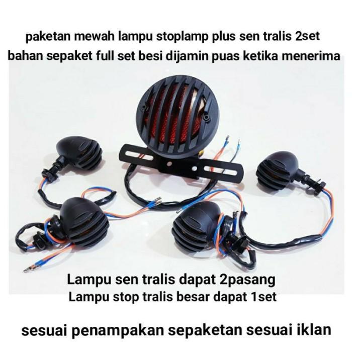 Terlaris new LAMPU STOP/STOPLAMP PAKET LAMPU SEN/RITING SEN MOTOR