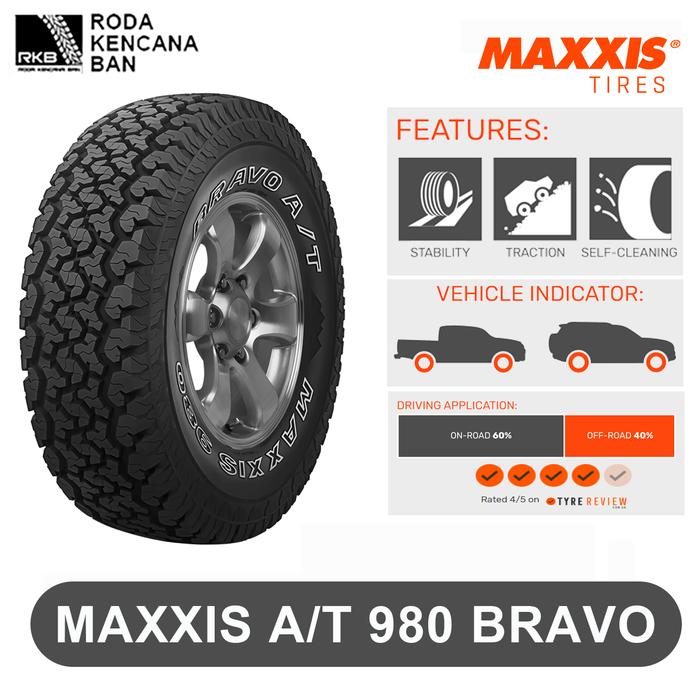 MAXXIS BRAVO AT980 33 X 10.5 R15 BAN AT Mobil Off Road