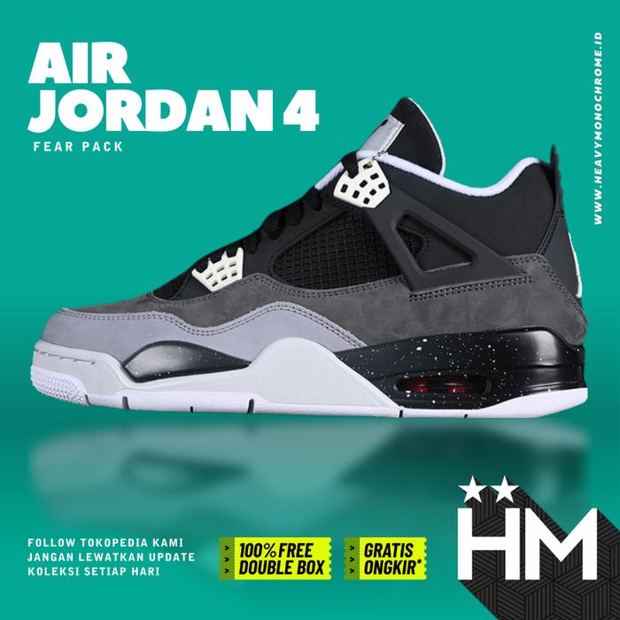 Jordan 4 Retro Fear Pack 626969-030 (Size 40-50.5)