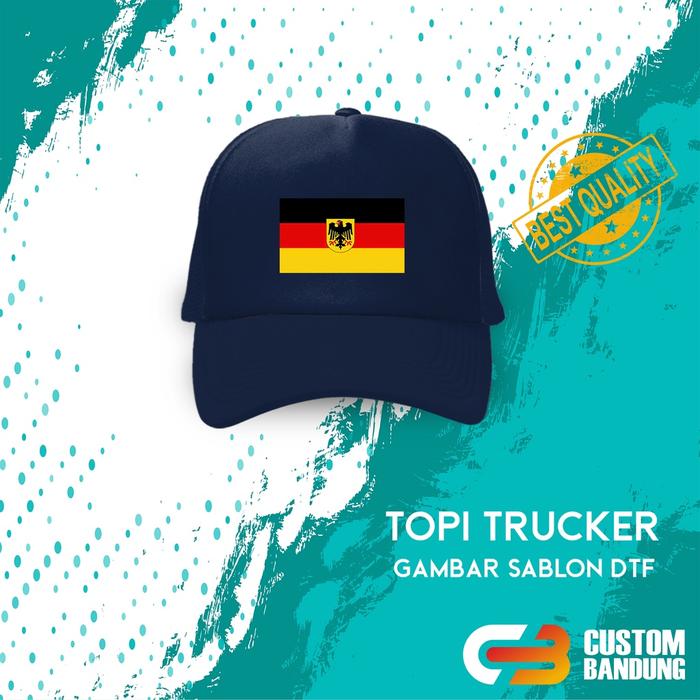 Laris Topi Trucker GBR 2 Topi Jaring GBR Pria Wanita Bisa Original