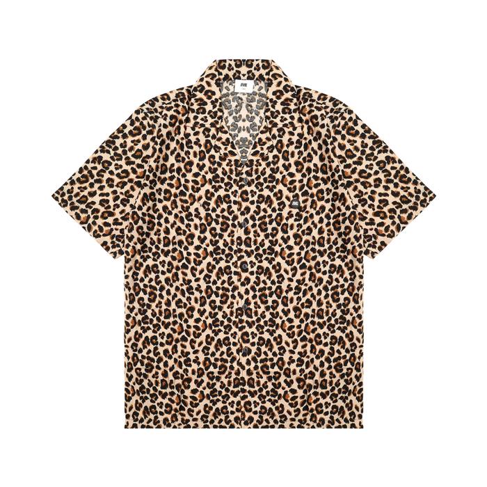 KEMEJA PRIA LENGAN PENDEK MOTIF LEOPARD EVIL ARMY | WILDER A24 LEOPARD