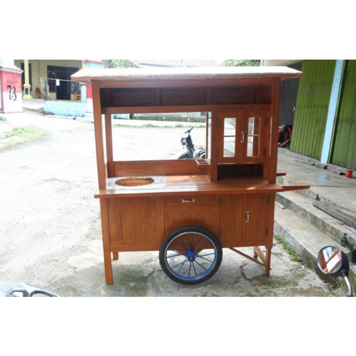 Gerobak bakso./Rombong bakso