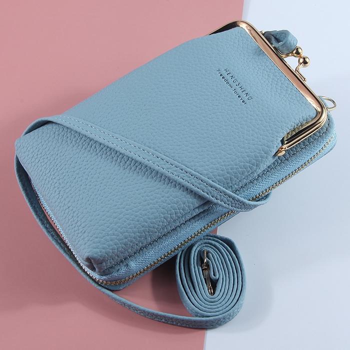N8601 Tas Hp Tas Selempang Kulit Wanita Hengseng Import modern 2022