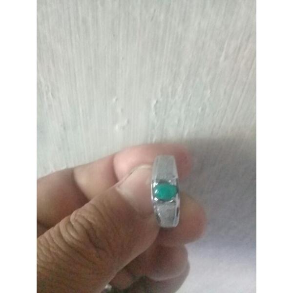 cincin emban monel halus akik bacan doko imut size 7