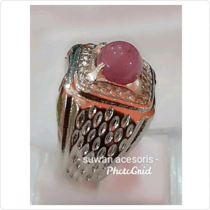 NATURAL BATU PERMATA RUBY DAGING B42