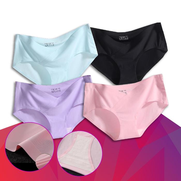 Celana Dalam Seamless Wanita V Shape Low Waist Panties CD Kolor