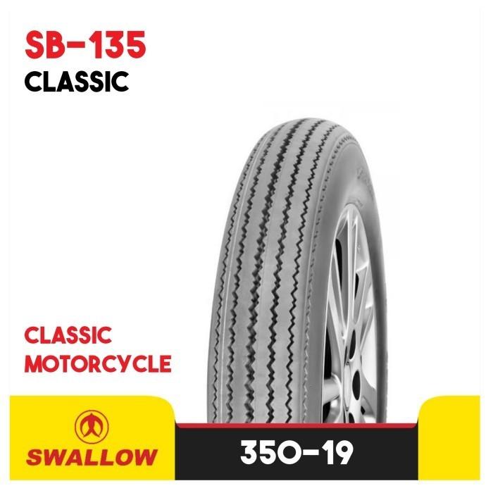 BAN LUAR MOTOR RING 19 SWALLOW CLASSIC SB-135 TUBETYPE 3.50