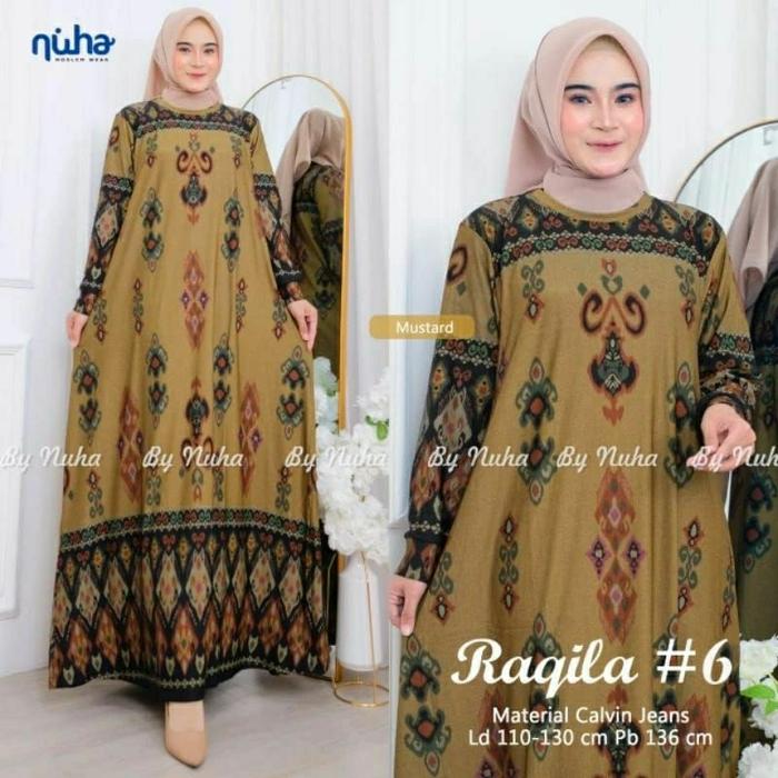 FM - RAQILA TORAJA MAXY Gamis / Dress Kondangan Calvin Jumbo By