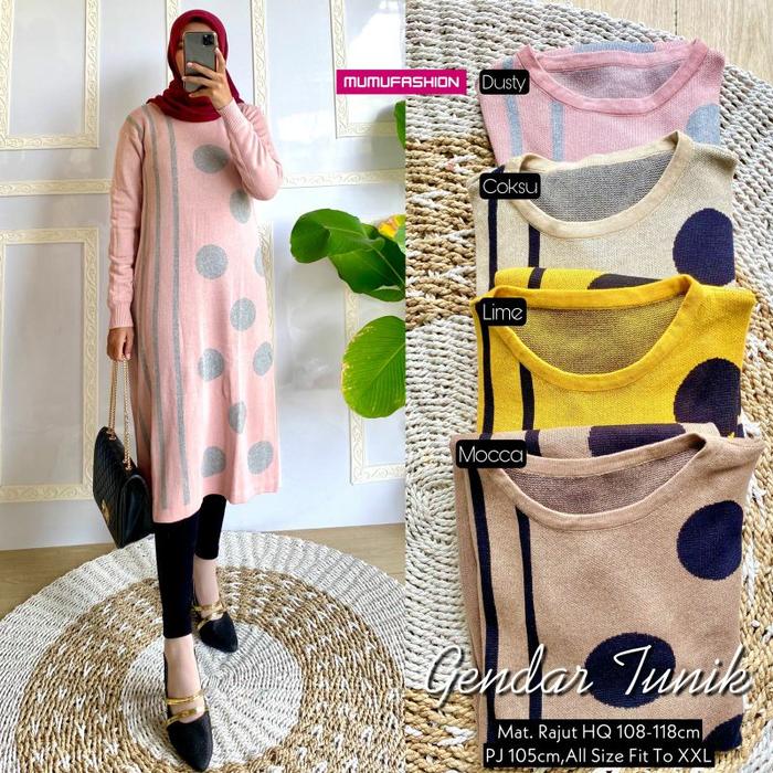 Atasan Wanita Modis Terlaris Gendar Rajut By Mumu Fashion Solo
