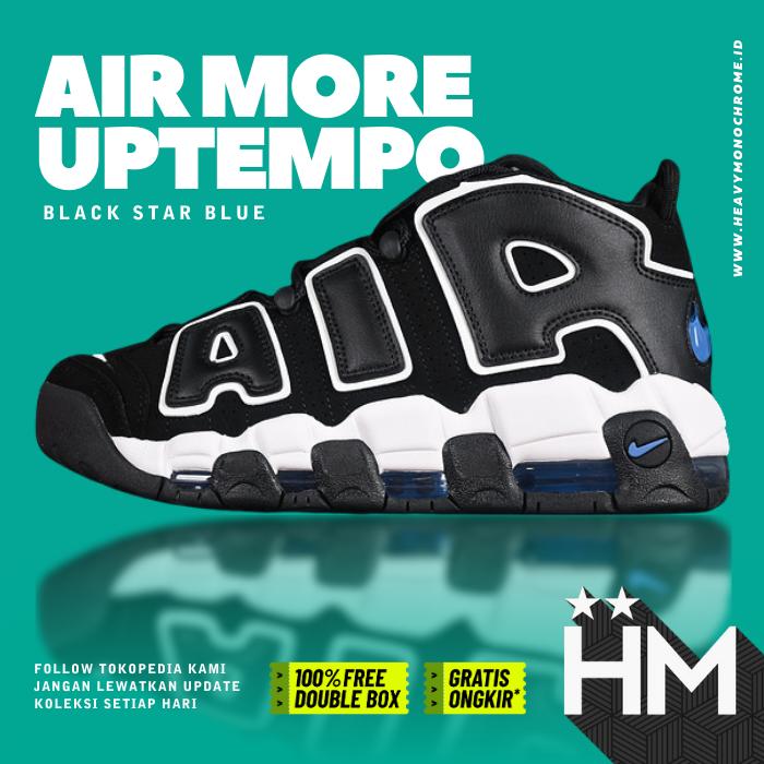 Air More Uptempo 96 Black Star Blue FB8883-001 (Size 36-46)