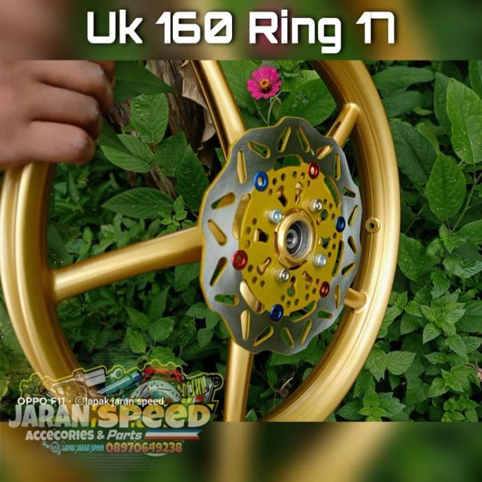 velg depan copy RCB merk Vrosi plus disk cakram pnp GL MP TIGER