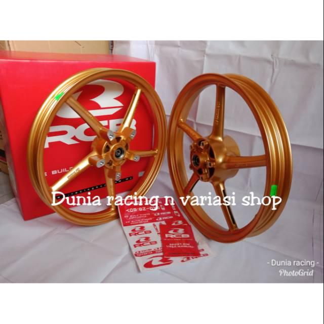Velg RCB MX King palang 5 SP522 Gold Hitam ukuran 160 185 ring 17