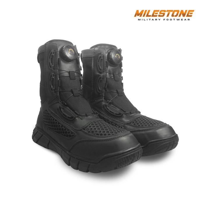 Sepatu PDL Tactical Tali Putar Baja Pria Kulit Sapi Asli Ori Original