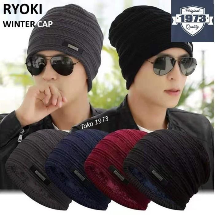Winter Cap : Ryoki - Knit Caps Topi Musim Dingin Topi Kupluk