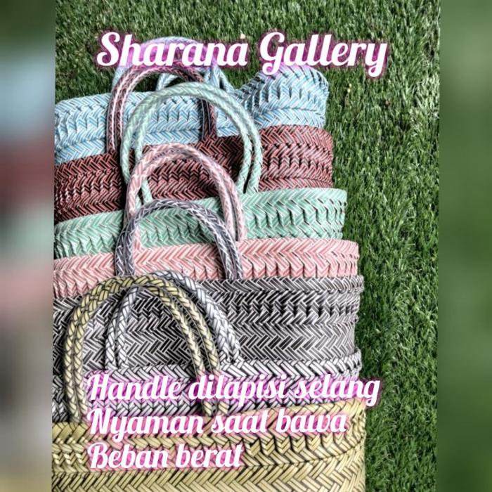 $ya tas anyaman model magelangan size L