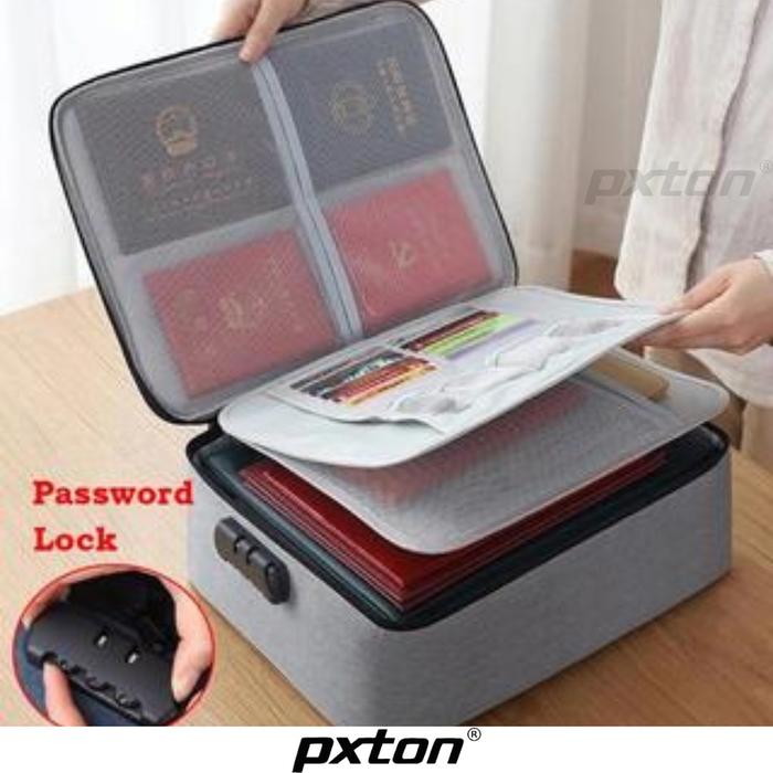 TAS DOKUMEN / Tas Dokumen Anti Air Travel  / Penyimpanan Dokumen File Tangan