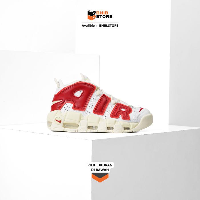 Sneaker NIKE Air More Uptempo White Red Sail [FN3497 100] Original