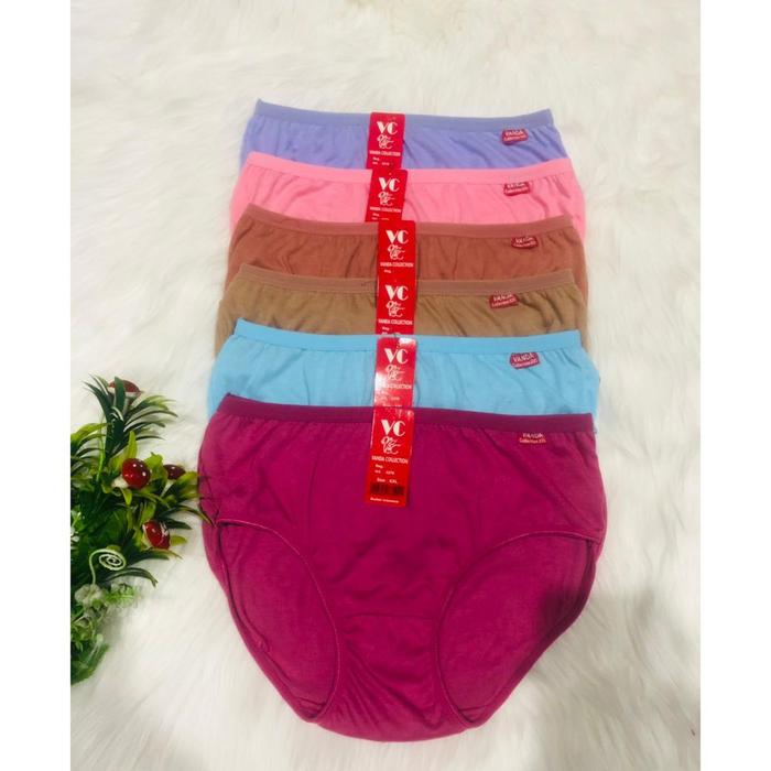 6 Pcs Vanda By Freya Celana Dalam Wanita Dewasa Katun Polos Art Vanda