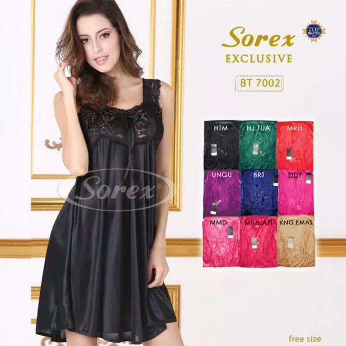 Original Baju Tidur Wanita Satin Halus Premium Lingerie Sorex Exclusiv