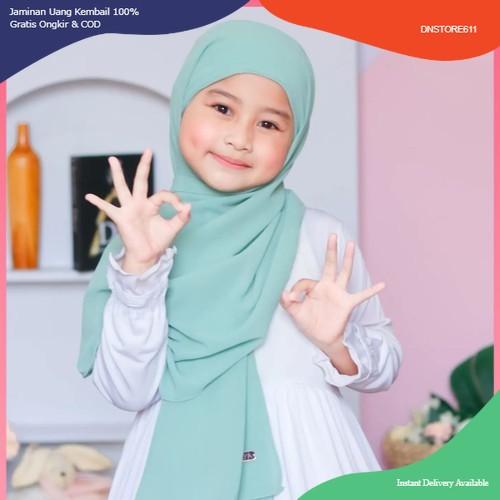 Jilbab Pashmina Inner Anak 2 in1 Ceruty Babydoll /Pashmina +Inner Anak