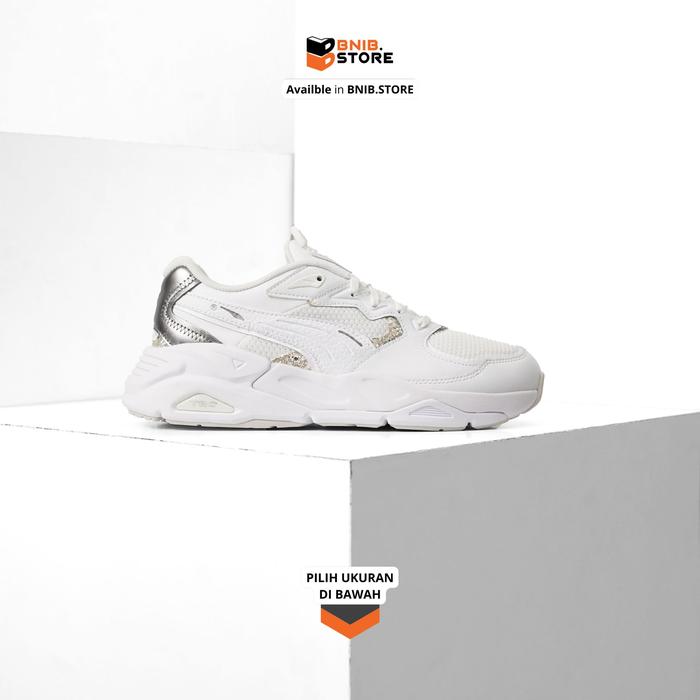 Sepatu PUMA TRC Mira SQ White Nimbus Cloud [387157 01] Original
