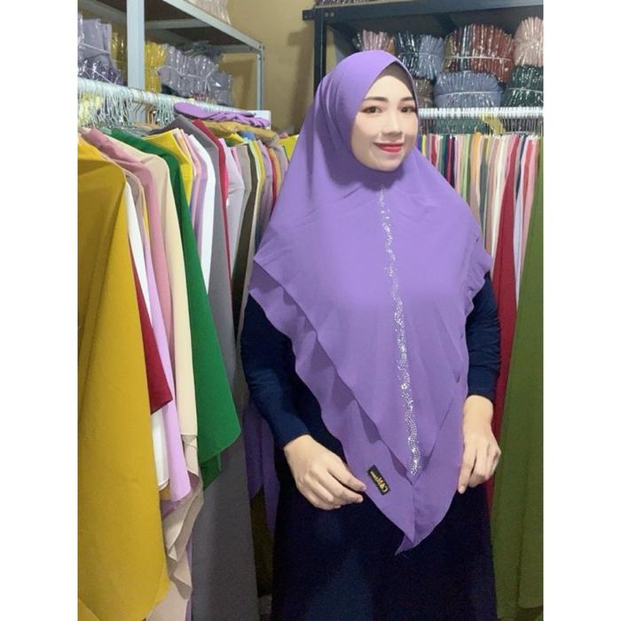 hk3 KHIMAR SYAR’I 2LAYER/KHIMAR SHAHLA SWAROSKY/KHIMAR 2 LAYER