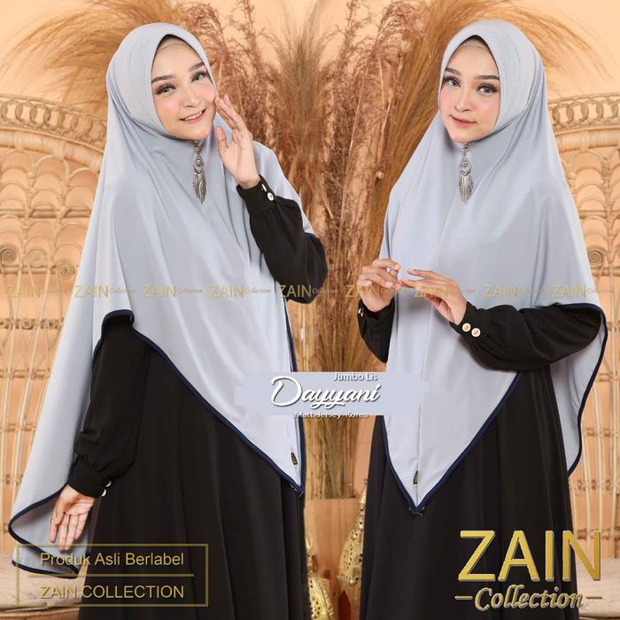 hk3 Jilbab Syari Jumbo Dayyani Ori Zain Collection