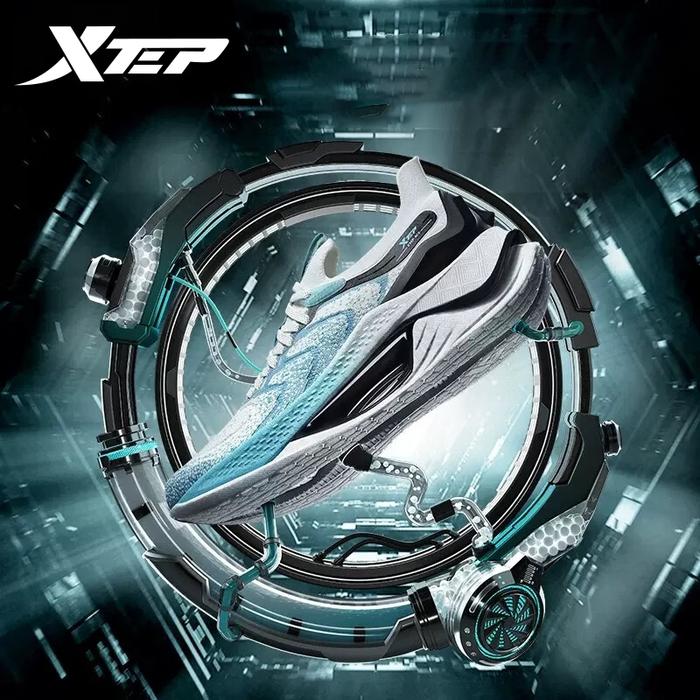 Xtep Shadowgraph Pro Running Shoes Men Shock Absorption Breathable