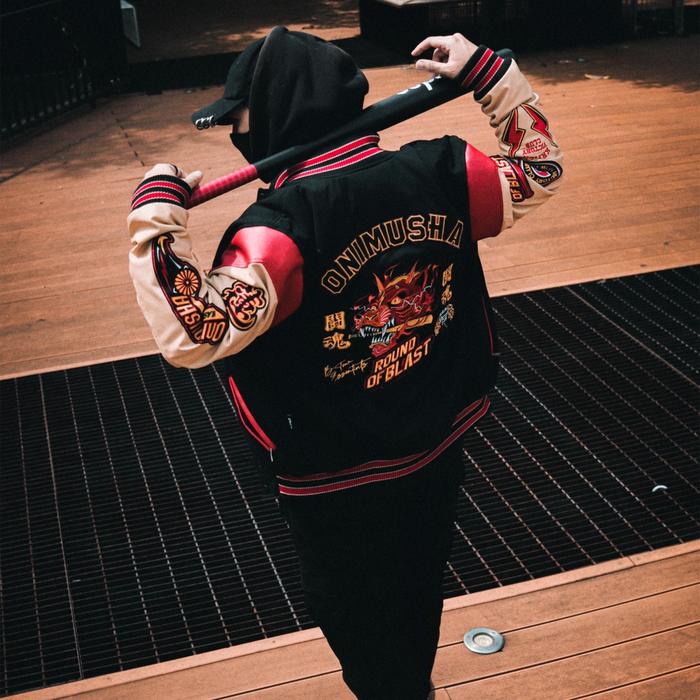 Jaket Pria Wanita KREMLIN Varsity Jacket - Onimusha