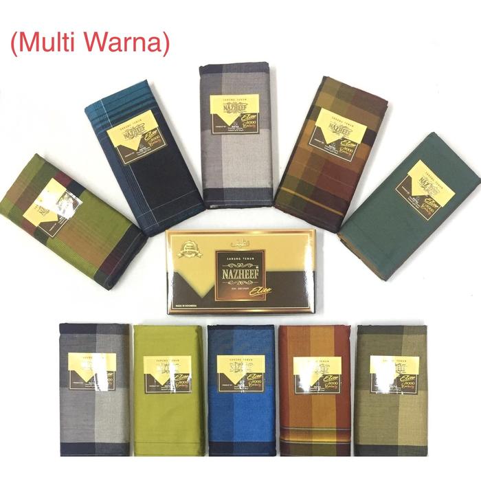 Menarik Grosir 10pc - Sarung Tenun Nazheef Elite 8000 Benang