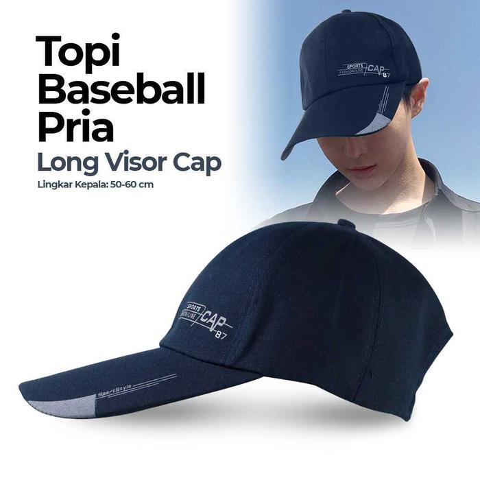 [COD] Topi Baseball Cap Long Visor Sport Style Visor PAnjang Unisex