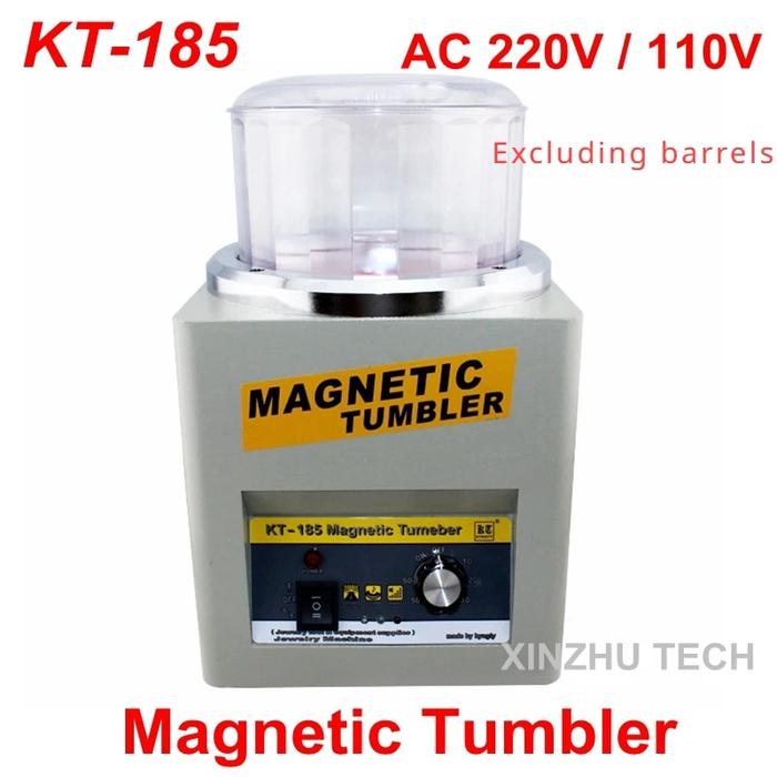 KT-185 Magnetic Tumbler Polishing Machine Rotary Tumbler Jewelry