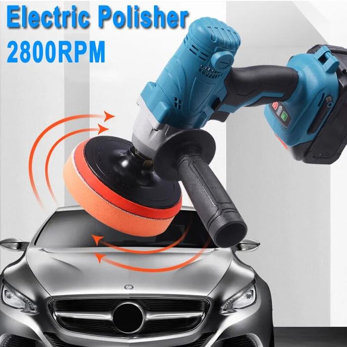 Cordless Electric Car Polisher 2800RPM Polishing Machine Multi-fu