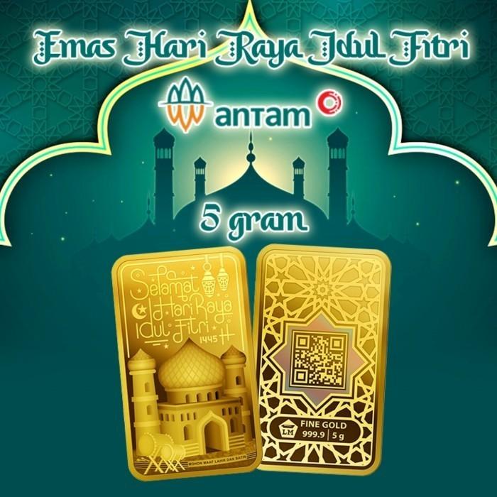 5gr LM Logam Mulia ANTAM Seri Koleksi IDUL FITRI 1445 H 2024 IDULFITRI
