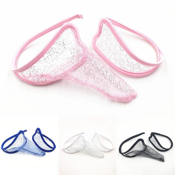 Sexy Mens Ultra-thin C-String Invisible Underwear Transparent Sea
