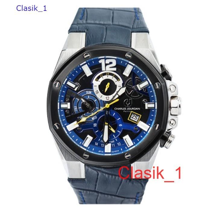 Original 100%!! Jam Tangan Analog Man Charles Jourdan CJ1014-1385C