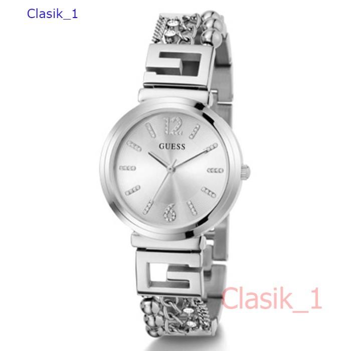 Original 100%!! GUESS GW0545L1  G CLUSTER Jam Tangan Wanita  Silver