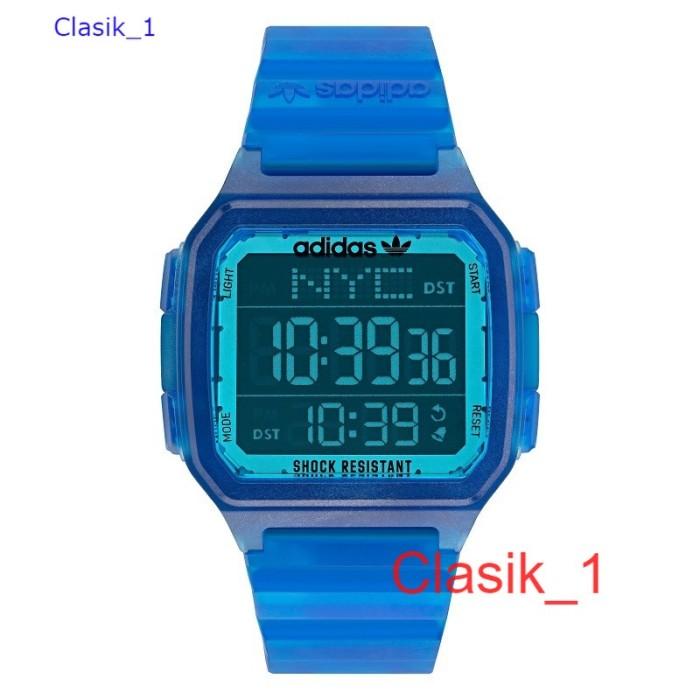 Original 100%!! Adidas  AOST22047 DIGITAL ONE GMT Jam Tangan Pria Biru