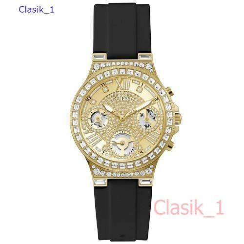Original 100%! GUESS GW0257L1  MOONLIGHT Jam Tangan Wanita  Black Gold