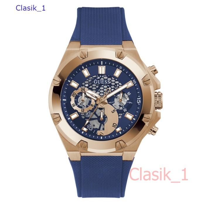 Original 100%! GUESS GW0334G3 THIRD GEAR Jam Tangan Pria Blue Rubber
